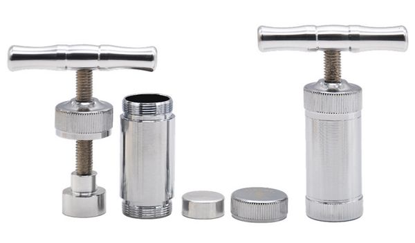 Presse à pollen en alliage de zinc Compresseur Compresseur Accessoires pour fumer en métal Outil Herb Cream Whipper Tobaccofor Grinder Vaporisateur à base de plantes sèches