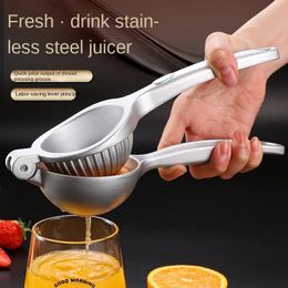 Zinklegering Rvs Handmatige Juicer Suikerriet Oranje Druk Handpers Extruder Huishoudelijke Fruit Citroen 240113