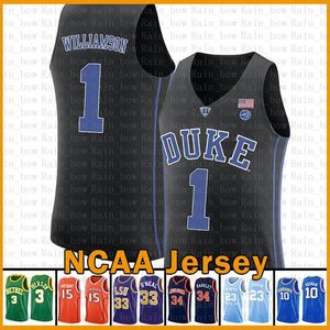 Zion 1 Williamson Basketball Jersey David Robinson Kyrie Kawhi NCAA LeBron 23 James Irving Stephen Curry Leonard University Dw