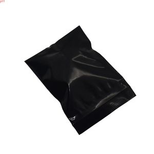 ZIP LOCK BLACK PLASTIC TAS ZELF SEAL PAKKETTANS TOP Rits voor elektronica Crafts Opaque Travel Pack Poucheshigh Quatity