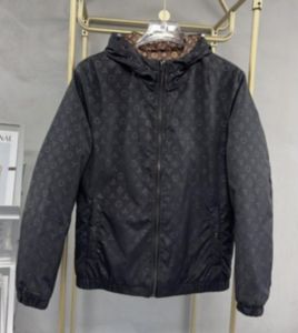 Veste de créateur zippée à manches longues pour hommes, à capuche, de luxe, chaude, en coton rembourré, manteau pour hommes