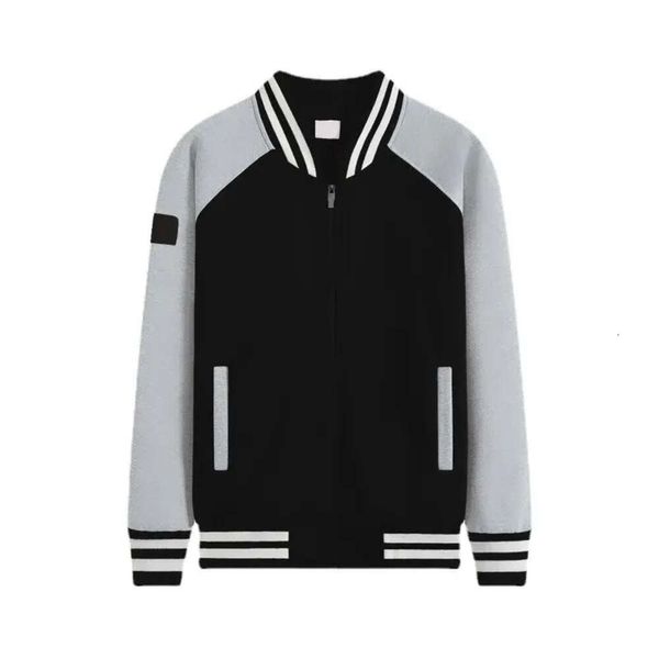 Manteau de baseball à fermeture éclair automne et hiver épaule décontractée simple avec polaire épaisse uniforme scolaire personnalisé C 3 vente en gros 2 pièces 10% de réduction