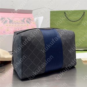 Diseñador de cremallera Bolsa de cosméticos para hombre Bolsa de maquillaje de lujo para mujer Bolsa de aseo con letras dobles clásicas Bolsa de moda Maquillaje Pochette Estuche de tocador