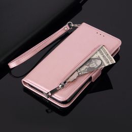 Cremallera para Xiaomi Redmi 4A 4X 5A 7 7a 8 8a Pro Case Willet Flip Stand Fashion Cover Fashion Telephone Bag1930983