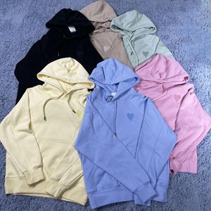 Cardigan à capuche zippé Paris Designer Femme Amis De Coeur Macaron Coeur un Jacquard Baggy Sweats à capuche pour hommes et femmes Pulls à col rond