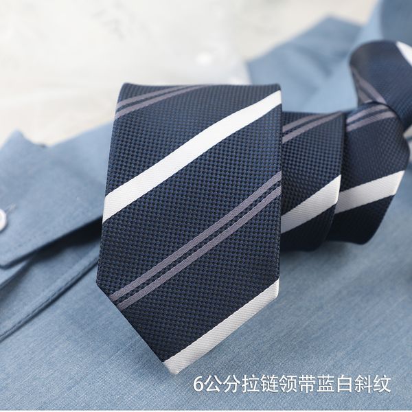 Cravate à glissière cravates paresseux pour femmes hommes 5-6-8cm cravate d'affaires maigre mince mariée robe de soirée cravates de mariage présentes