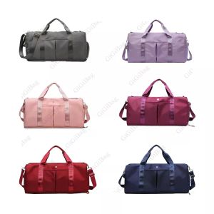 Zipper Femmes Hommes Sac Polochon Designer Nylon Voyage Sac À Bandoulière Sac Fourre-Tout Grande Capacité Sac Bandoulière Sac Sports En Plein Air Fitness Sac L U