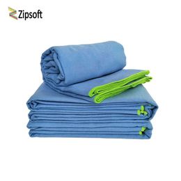 ZIPSOFT Merk Drop Gym Handdoek 75x135cm Sport Bad Strand Microfiber Stoffen Deken Wandelen Camping Zwemmen Reizen 211221