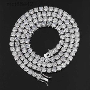 Collier de tennis zircon bijoux pour femmes accessoires pour hommes hip hop petite liste