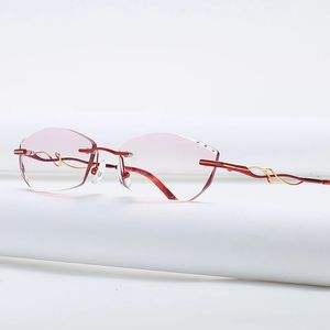 ZIROSAT 58125 sans monture or lunettes cadre femmes léger optique jante lunettes cadres Prescription myopie lunettes 240118