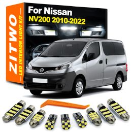 Zitwo 9pcs Canbus LED Interior Dome Light Kit pour Nissan NV200 2011 2012- 2017 2018 2019 2020 2021 2022 Plaque d'immatriculation