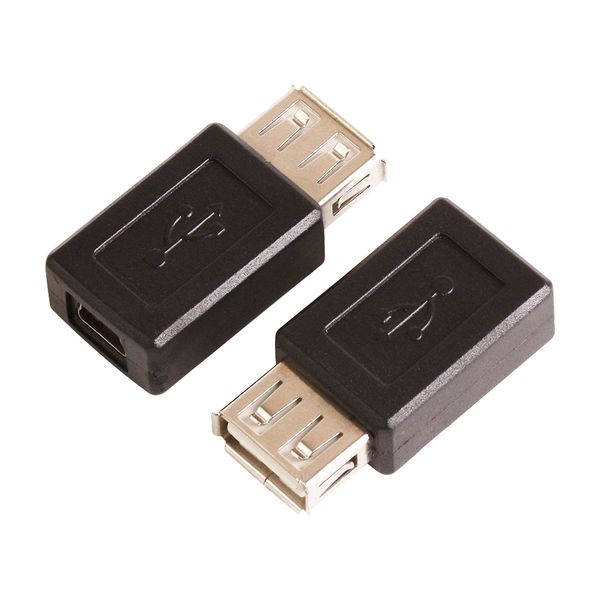 ZJT32 Mini USB 5 broches femelle vers USB A type 2.0 adaptateur d'extension de connecteur femelle