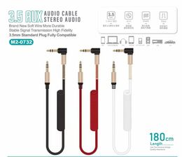 ZK20 Elbow Slingshot Cable de audio 3.5 Pin de cabeza de metal El resorte articulado para aumentar la flexibilidad no es fácil de romper