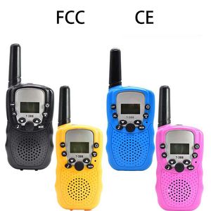 Talkie-walkie portable pour enfants, fréquence européenne et américaine, T388, sans fil, jouet civil, 3km, ZK20