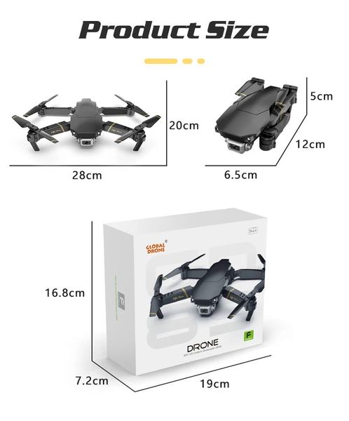 ZK20 Global Drone GD89 WiFi FPV