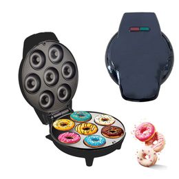 ZK20 Mini Donut MakerBreakFast Machineson-Stick Coated Cake Round Biscuit Maker Light Food Machine