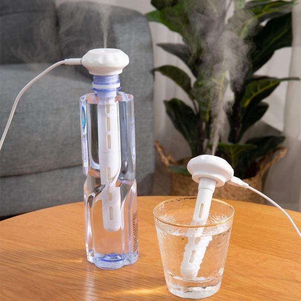 ZK20 Mini Botella de agua mineral Humidificador Diamante Portable USB Spray Spray Hidratación de escritorio de escritorio grande