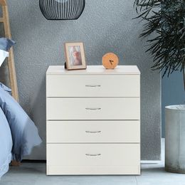 ZK20 Modern Simple 4 Drawer Dresser Wit