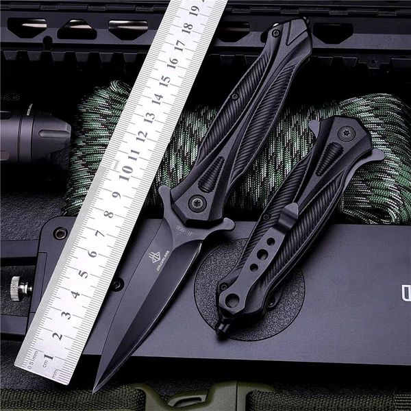 Cuchillo plegable para exteriores ZK20, cuchillo de supervivencia d2, mini cuchillo plegable portátil de supervivencia en la naturaleza, cuchillo corto