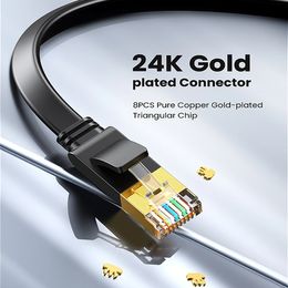 ZK20 Ethernetkabel LAN-kabel SFTP ronde RJ45-netwerkkabel voor routermodem PC-kabel Categorie 6e netwerkkabel