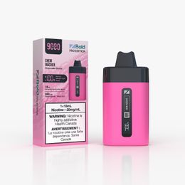 Zlab Zpods Zbold Pro Wegwerp Vape Kit-apparaat 9000 Rookwolken 18 ml 20 mg 50 mg Nic-zout