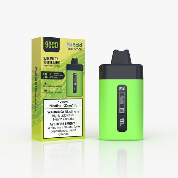 Zlab Zpods Zbold Pro Jetable Vape Pen Pod Juice E-Cigarette Nic Salt Kit 9000 Puffs