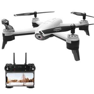 Drone ZLRC SG106 Wifi FPV RC avec caméra HD 1080P positionnement du flux optique RTF blanc - trois batteries