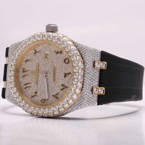 ZMB6 Premium hoogwaardige VVS topmerk Hot Custom Dign Hip Hop Men Woman Luxury Hand Set Lced Diamond Moissanite WatchEG57VSTHD3XD