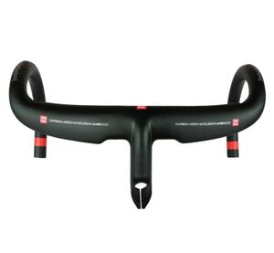 Zniino noir Black Full Carbone Fibre Integrated Road Bicycle Gropriel Barres Bent avec une tige 400420440MM 2019 NOUVEAU5389283