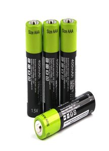 Batería recargable de litio ZNTER 15V AAA 400mAh Lipolymer Liion con línea de carga USB apta para control remoto de ratón aplicable6564766