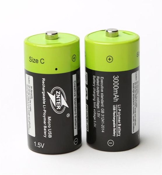 Znter L 15V 3000mAh Interface USB Batters de lithium rechargeable Type C Micro Batteries 2PCS A212019416