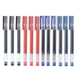 Zoecor Super Durable écriture Gel stylo ensemble signe stylos Caneta 05MMInk pour étudiant bureau école papeterie fournitures 220714