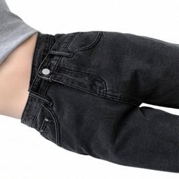 Zoenova Jeans Mujeres Pantalones de pierna ancha Mamá Femme Negro Azul Jeans Cintura alta Mujer Pantalones 2023 Ropa Pantales Spodnie Damskie Z1cF #