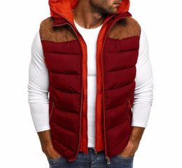 Zogaa 2019 Heren Herfst Winterjassen Dikke Vesten Man Mouwloze jassen Heren Warm CottonPadded Vest Heren Gilet Veste Hommes4865612