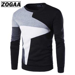 ZOGAA 2020 Sweaters Men Nieuwe mode Casual O-Neck slanke katoenen gebreide kwaliteit herentruien pullovers mannen merk kleding maat y0907