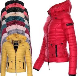 Zogaa Brand Winter Parkas Women039S Coats Puffer Jacket Parka For Women Slim Fit Solid Solid Solid Swear Female Coat à capuche plus S1126340