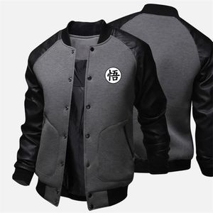 ZOGAA MARCA ROPA DEPORIVA Anime Z Tops Chaqueta Abrigo Chaqueta Fresca Cuello de Retales Casual Slim Fit Chaquetas Harajuku 220808