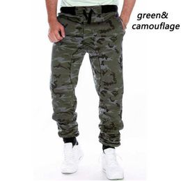 Zogaa New Joggers Pantalones de camuflaje para hombres Casual Mens Calidad 100% algodón Elástico Pantalones cómodos Hombres Tallas grandes X0615