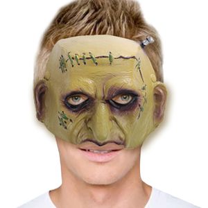Masque facial de Cosplay Zombie, accessoires de Costume de maison hantée pour Halloween Mardi Gras, masques de mascarade pour adultes DQ18008V1
