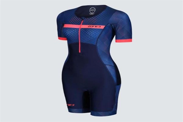 Zone3 2021 Femmes Triathlon À Manches Courtes Maillot De Vélo VTT Vêtements De Vélo Corps Maillot De Bain Combinaison Maillot Ropa Ciclismo R6697579