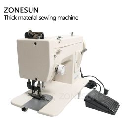 Zonesun 106-rp-straight huishouden naaimachine bont lederen viel kleding dik naaien gereedschap dik stof materiaal stikselgereedschap