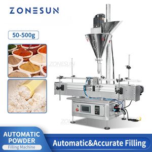 Zonesun Automatische knoflook Curry Eiwit Melk Kruiden droog poeder Auger vulmachine voor voedselverpakking