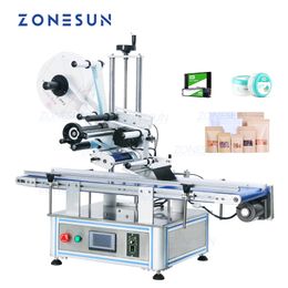 Zonesun automático ZS-TB150PB Tarjeta de superficie plana POUNTA POUNTA Máquela Máquero de etiquetas Etiqueta de tapa del libro