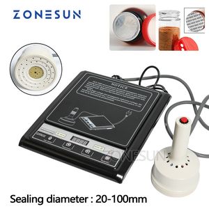 Zonesun Hand vastgehouden afdichtingsmachine elektromagnetische inductie sealer glas PET PP fles Microcomputer aluminiumfolie Capper