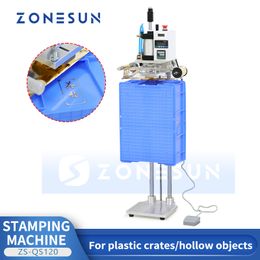Zonesun – Machine d'estampage à chaud, impression numérique sur feuille, gaufrage pour sacs, caisses en plastique, ZS-QS120