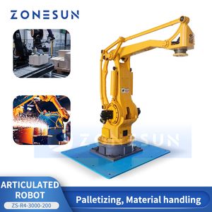 ZONESUN Robot Articulé Industriel Palettiseur 4 Axes Manutention Bras Robotique Automatisation Production Ligne Intégrée