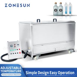 Zonesun Pasteurisatiemachine voor glazen fles desinfecteren kan pot Pasteurizer Sterilizer eten wijndranken Melkproductie ZS-PM1