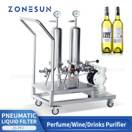 Zonesun parfum vulmachine Water Wine Purifier Filtratiesysteem Geur produceren front-end diafragmpomp antistatisch ZS-PF2