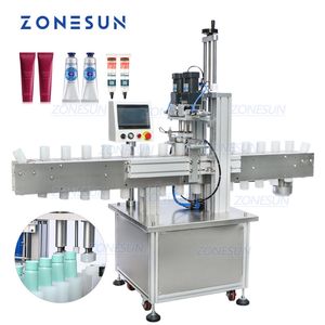 ZONESUN – bouteille à vis électrique automatique pneumatique, verre en plastique, jus d'eau, petit bec compte-gouttes de lavage, Machine de capsulage de poche