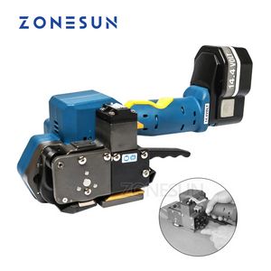 ZONESUN Z323 Portable elektrisch omsnoeringgereedschap Batterij Aangedreven Pet/Plastic Wrijving Lassen Handgereedschap voor 16-19mmpetpp-band